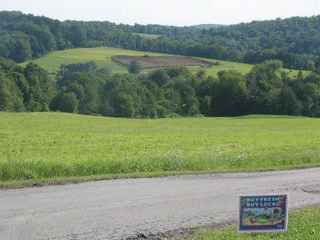 Well pad cleared near Springville, PACourtesy of Peter Comly, - Clodhopper Farm