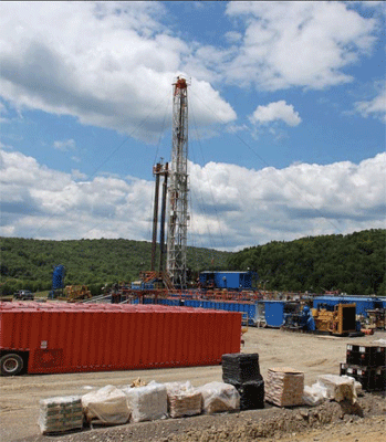Norse Energy Herkimer Formation Drilling Rig In Madison Co., NYCourtesy of Norse Energy