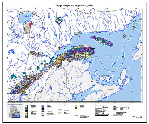 Map courtesy of government of Quebec