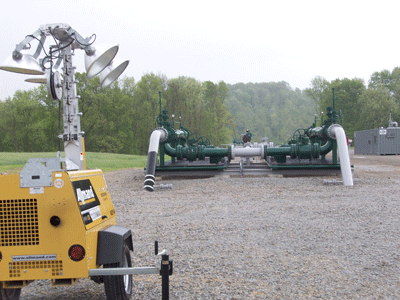 Gas transmission lines disappear underground in Washington Co., PAPhoto credit - Josephine Sabillon