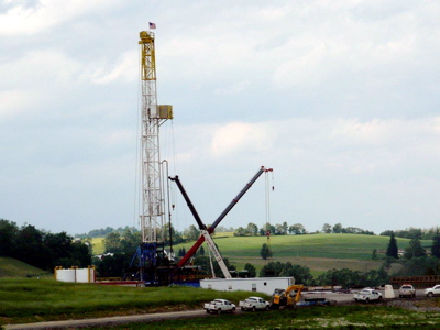 Cummings well site, Moffitt Hill Road, Chatham Twp., Tioga Co., PAPhoto credit: Nancy Thomas