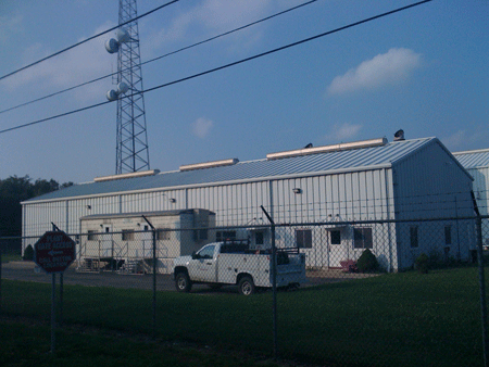 EQT Corp. pre-engineered steel structure that houses compressor stations once built. Located near the Borough of Waynesburg in Greene Co., PA about 60 miles southwest of Pittsburgh. Photo credit Josephine Sabillon.